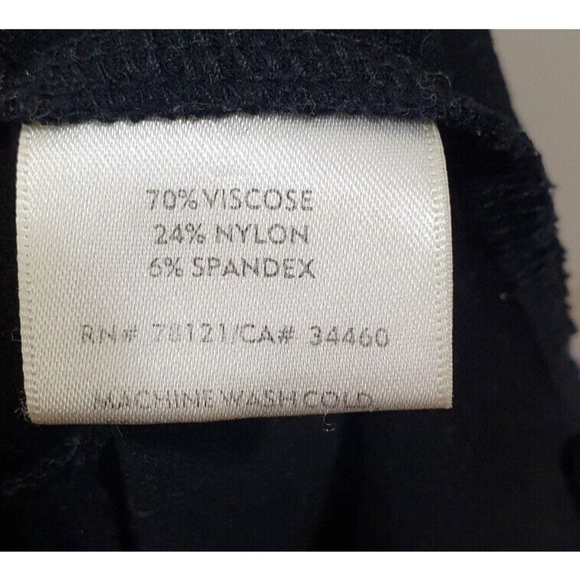 Eileen Fisher Maxi Dress Womens M Black Sleeveless Minimalist Italian Fa… - Picture 9 of 12